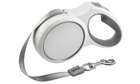 רצועת כלבים נמתחת מניילון מחזיר אור