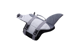 אפודת הצלה לכלב בצורת כריש