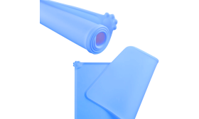 מזרן סיליקון עמיד למים להאכלת כלבים – משטח קערה עם שוליים מוגבהים