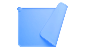 מזרן סיליקון עמיד למים להאכלת כלבים – משטח קערה עם שוליים מוגבהים