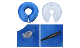 קולר מתנפח לכלבים - קולר התאוששות מתכוונן לחיות מחמד