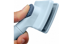 מברשת סירוק לכלבים עם מנגנון ניקוי עצמי